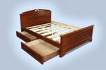 Кровать Афина +2 ящика.Любые размеры.Изготовление возможно из массива сосны и берёзы.